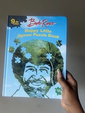 Bob Ross Happy Little Jigsaw Puzzle Book -- Editors of Thunder Bay Press